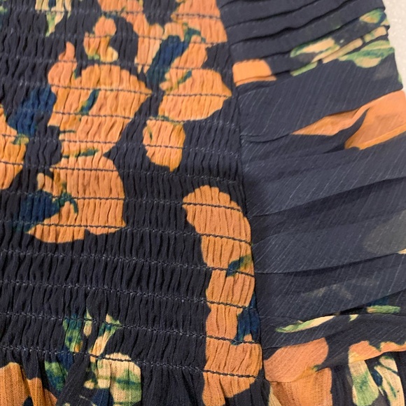 Ramy Brook Sharpay Mini Skirt Women's-Small-Black Floral MSRP $345. - Picture 9 of 12